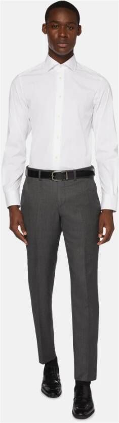 Boggi Milano Formal Shirts Wit Heren