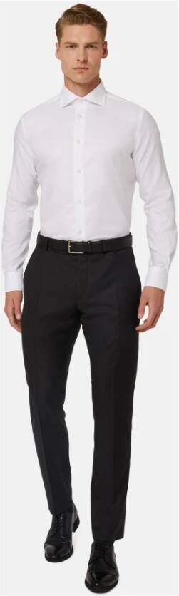 Boggi Milano Formal Shirts Wit Heren