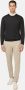 Boggi Milano Navy Super Fijn Kasjmier Crew Neck Trui Black Heren - Thumbnail 2