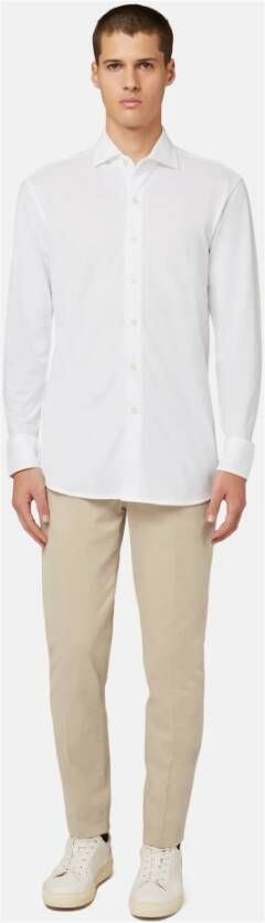 Boggi Milano Polo Shirts Wit Heren