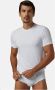 Boggi Milano Stretch Katoenen Jersey T-Shirt White Heren - Thumbnail 2