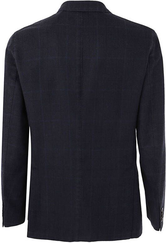 Boglioli Regelmatige Controle Blazer Blauw Heren