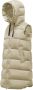 BomBoogie Venice Vest Dames donsvest van gerecycled nylon Beige Dames - Thumbnail 2