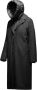 BomBoogie Belted Coats Zwart Dames - Thumbnail 2