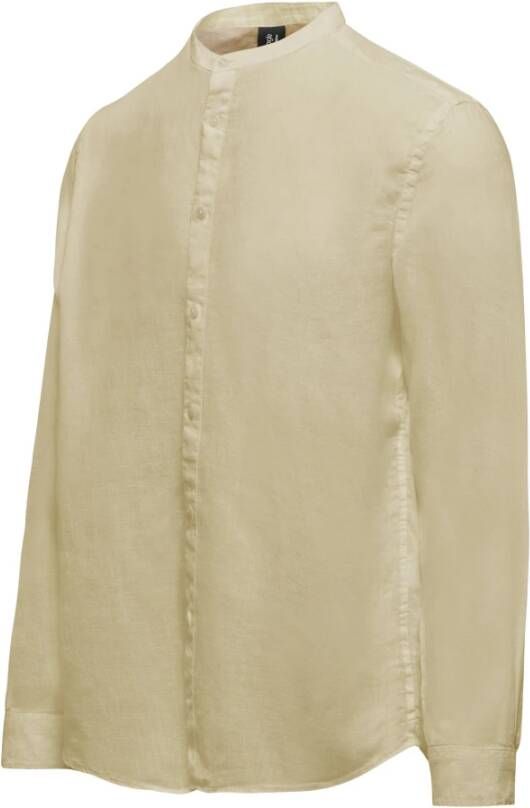 BomBoogie Casual Shirts Geel Heren