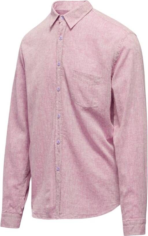 BomBoogie Casual Shirts Roze Heren