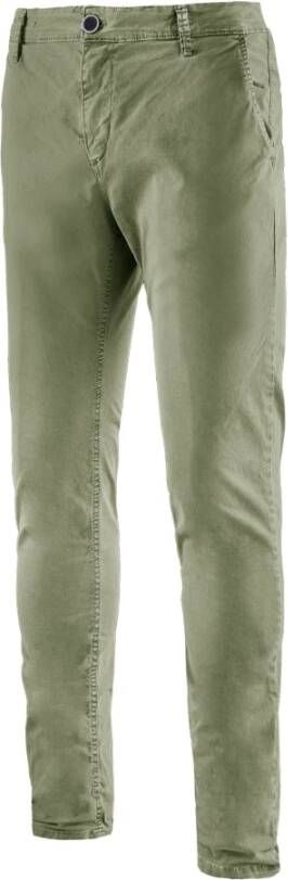 BomBoogie Slim Fit Chino Trousers Groen Heren