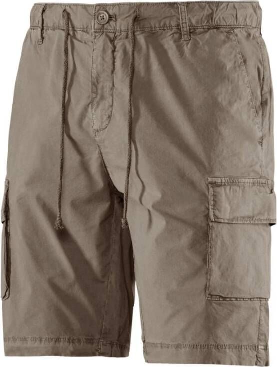 BomBoogie Comfortabele Cargo Bermudashorts Beige Heren