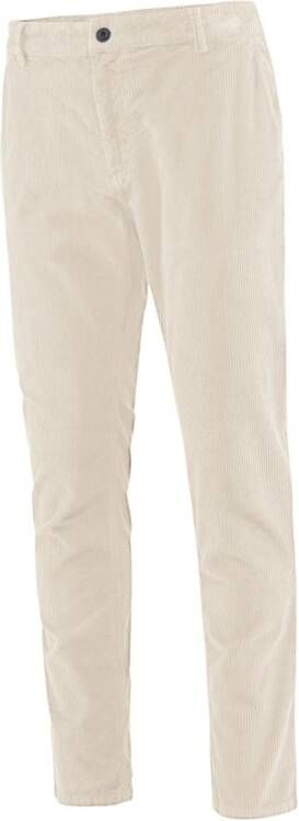 BomBoogie Slim Fit Corduroy Chino Broek Beige Heren