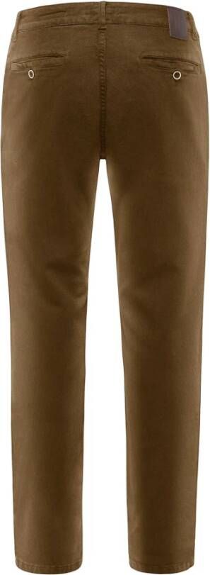 BomBoogie Trendy Slim Fit Chino Broek Bruin Heren
