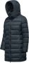 BomBoogie Donsjack van gerecycled nylon met afneembare capuchon Blauw Dames - Thumbnail 2