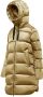 BomBoogie Lange donsjas van helder nylon Geneva stijl Beige Dames - Thumbnail 3