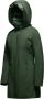 BomBoogie Warm en stijlvol Warsaw Parka Jas Groen Dames - Thumbnail 2