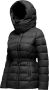 BomBoogie Nylon Donsjas met Riem Black Dames - Thumbnail 2