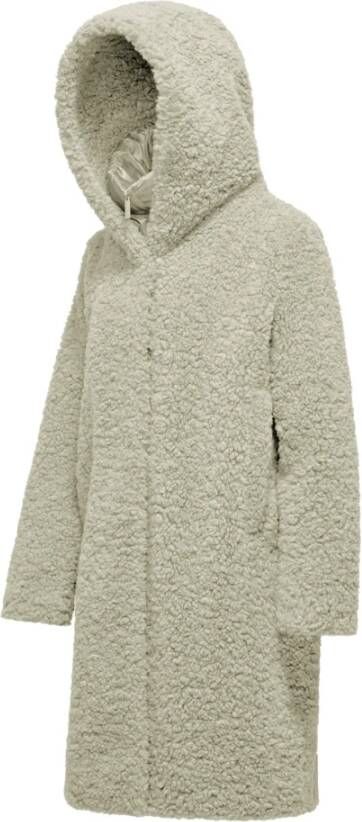 BomBoogie Faux Fur Shearling Jas Beige Dames