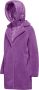 BomBoogie Odessa Overcoat Nepbontjas Purple Dames - Thumbnail 2