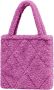 BomBoogie Sherpa Shopper Tas Purple Dames - Thumbnail 2