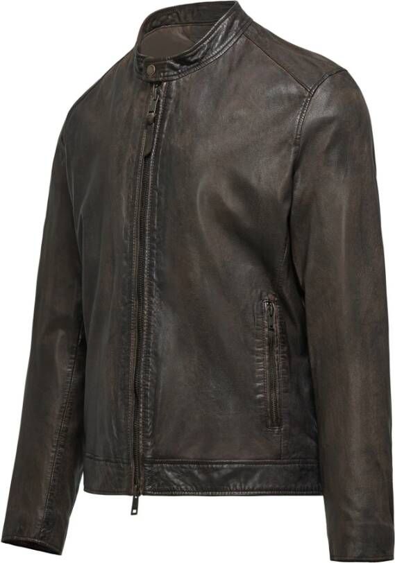 BomBoogie Leather Jackets Bruin Heren