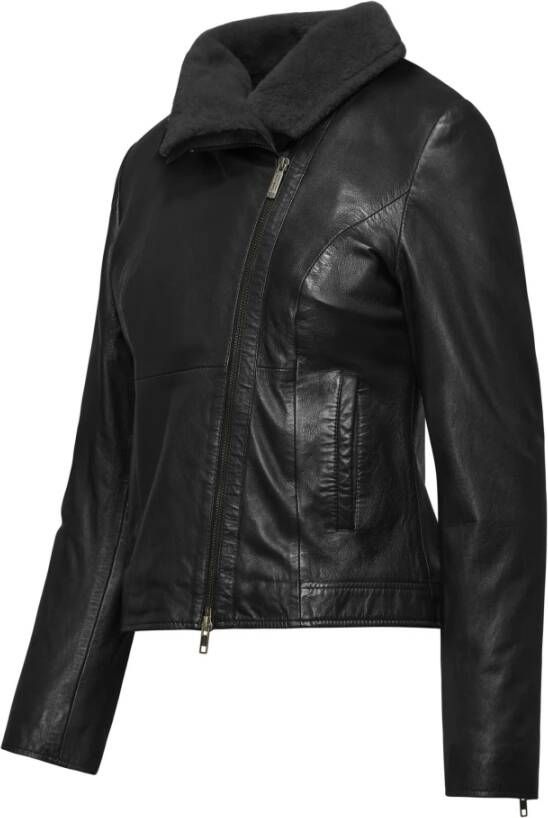 BomBoogie Leather Jackets Zwart Dames