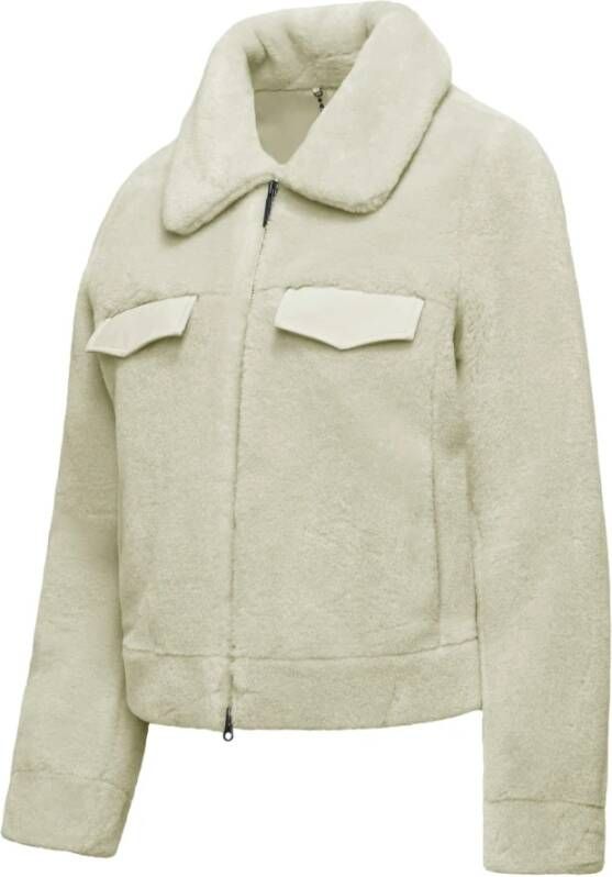 BomBoogie Lapin Effect Nep Bont Jas Beige Dames