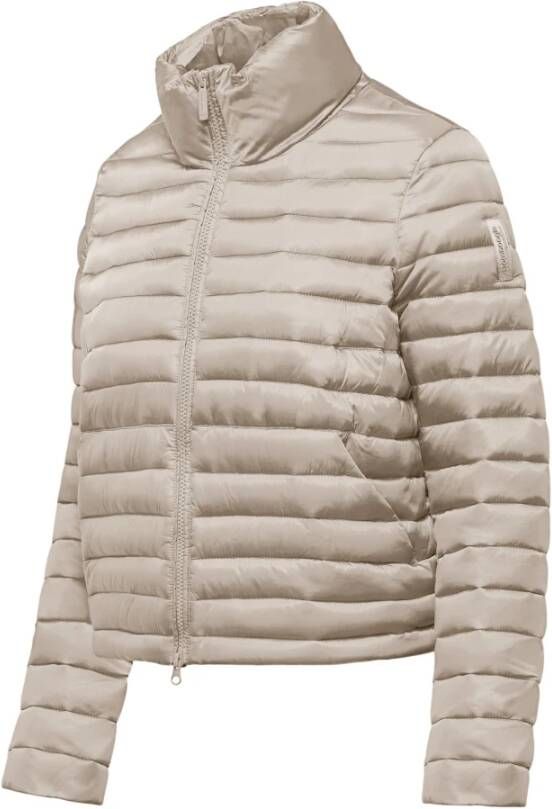 BomBoogie Comfortabele jas met synthetische vulling en hoge kraag Grijs Dames