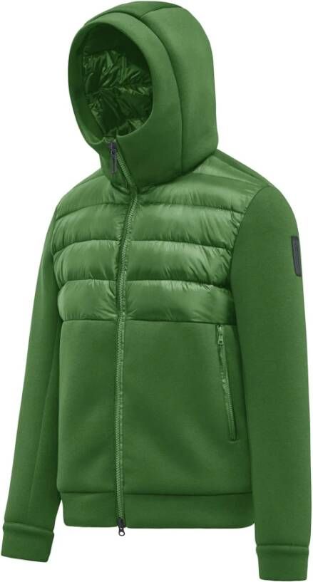 BomBoogie Turin Jacket Jack van Neopreen en Nylon Ripstop Groen Heren