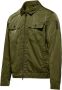 BomBoogie Unlined Garment Dyed Nylon Jacket Groen Heren - Thumbnail 2