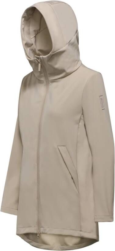 BomBoogie Ongevoerde parka met capuchon Grijs Dames