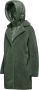 BomBoogie Odessa Overcoat Nepbontjas Groen Dames - Thumbnail 2