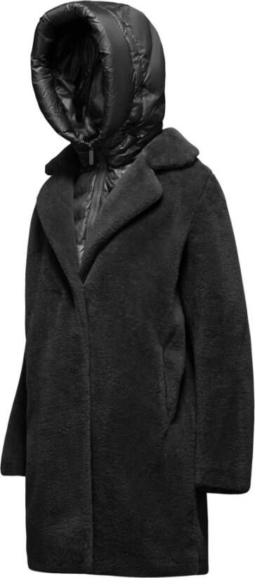 BomBoogie Odessa Overcoat Nepbontjas Zwart Dames