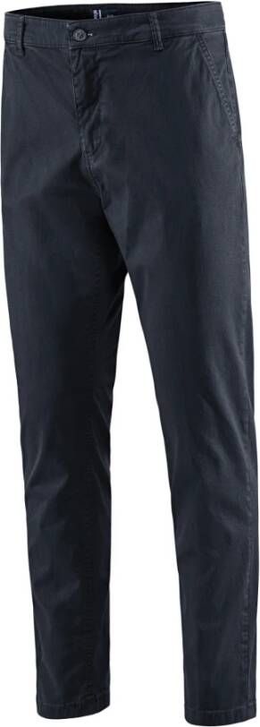 BomBoogie Slim Fit Stretch Katoenen Chino Broek Blauw Heren