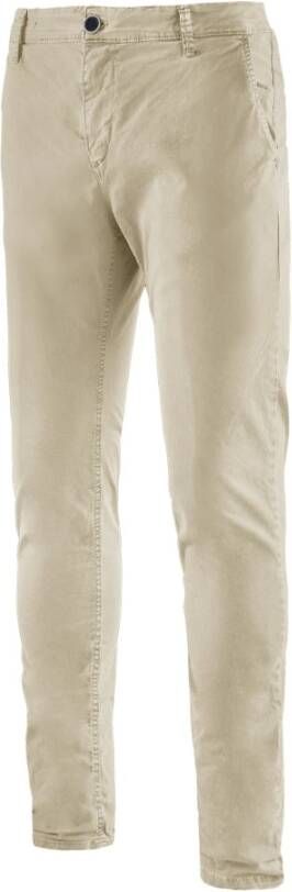 BomBoogie Slim Fit Chino Broek Beige Heren