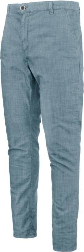 BomBoogie Slim Fit Chino Broek Blauw Heren