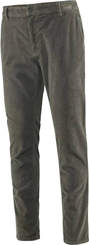 BomBoogie Slim Fit Corduroy Chino Broek Grijs Heren