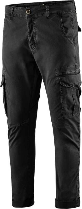 BomBoogie Slim Fit Cargo Trousers Zwart Heren