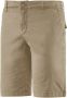 BomBoogie Stretch Katoenen Gabardine Slim Fit Chino Bermuda Shorts Beige Heren - Thumbnail 2