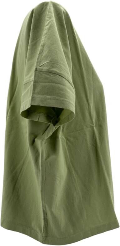 BomBoogie Modieuze Boxy Oversized T-shirt Groen Dames
