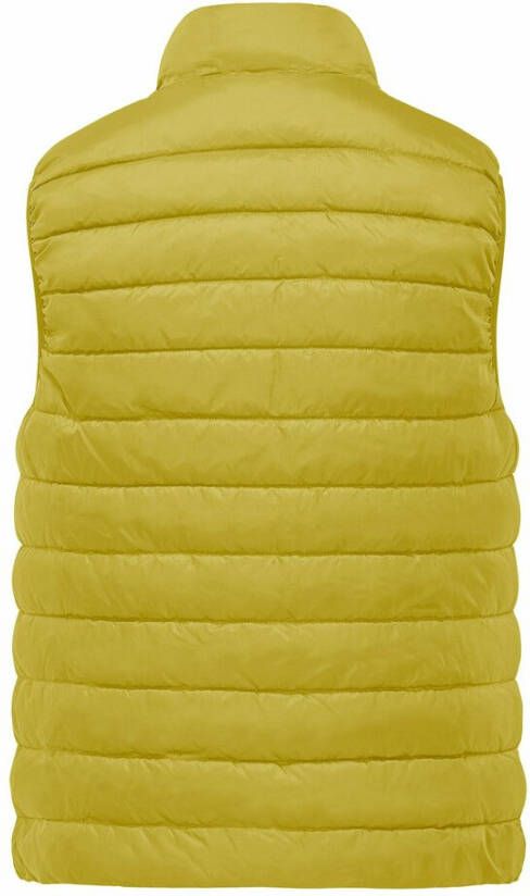 BomBoogie Gewatteerd Nylon Micro-Ripstop Vest Geel Heren