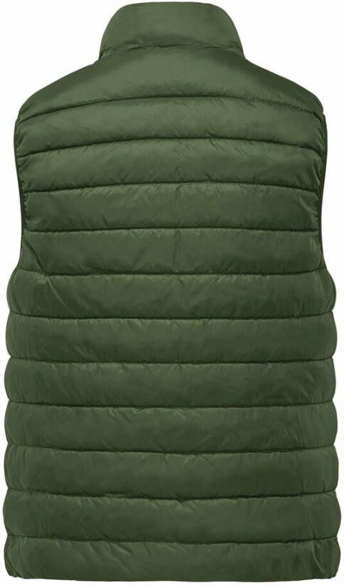 BomBoogie Gewatteerd Nylon Micro-Ripstop Vest Groen Heren