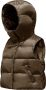 BomBoogie Ottawa Vest Korte dames donsvest van Bright Nylon Bruin Dames - Thumbnail 2