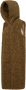 BomBoogie Sherpa Fleece Hooded Vest Bruin Dames - Thumbnail 2