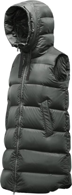 BomBoogie Venice Vest Helder Nylon Puffer Grijs Dames
