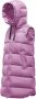 BomBoogie Venice Vest Helder Nylon Puffer Purple Dames - Thumbnail 2