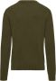 BomBoogie Warme Katoenen Crew Neck Sweater Groen Heren - Thumbnail 2
