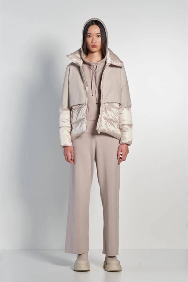 BomBoogie Organische katoenen palazzo broek Beige Dames