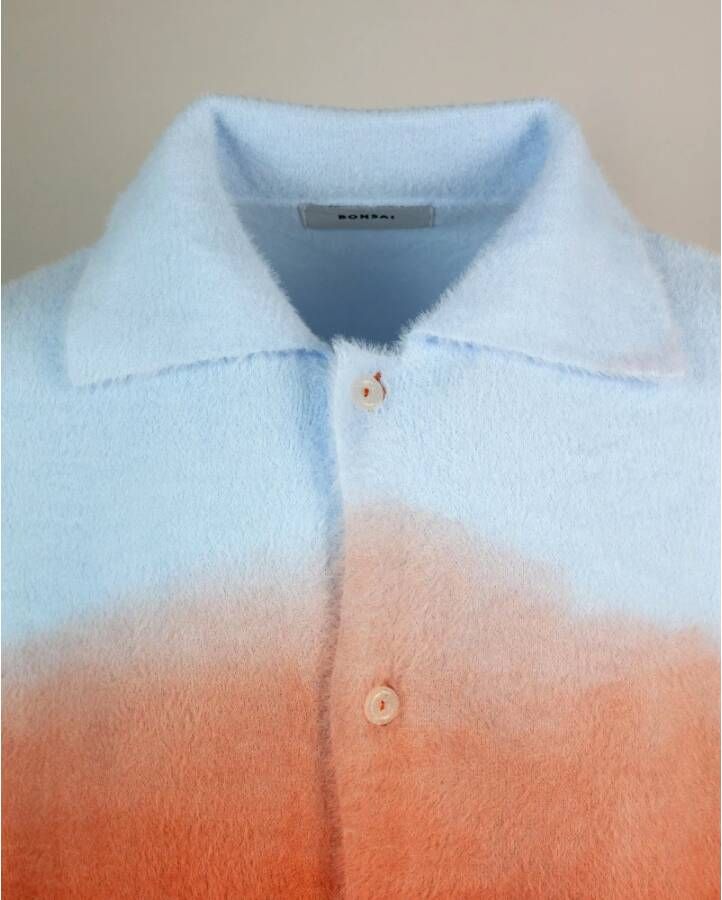 Bonsai Blauwe Polo Sweater Multicolor Heren
