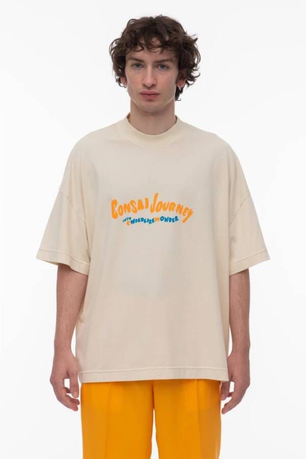 Bonsai T-Shirts Beige Heren