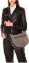 Borbonese Grote Nylon OP Schoudertas voor Moderne Vrouwen Gray Dames - Thumbnail 9