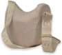 Borbonese Luna Kleine Zandtas Beige Dames - Thumbnail 4