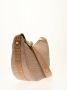 Borbonese Luna Bag Middle Stijlvolle en Praktische Schoudertas Beige Dames - Thumbnail 8